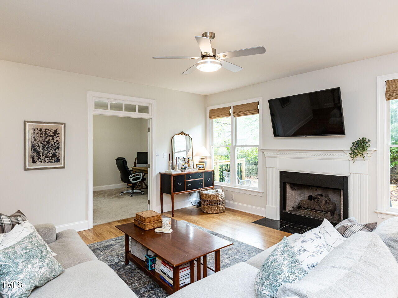 6909 Clear Sailing Lane Raleigh, NC 27615 - Photo 9 of 33 010-1280x960-family-room-with-fireplace