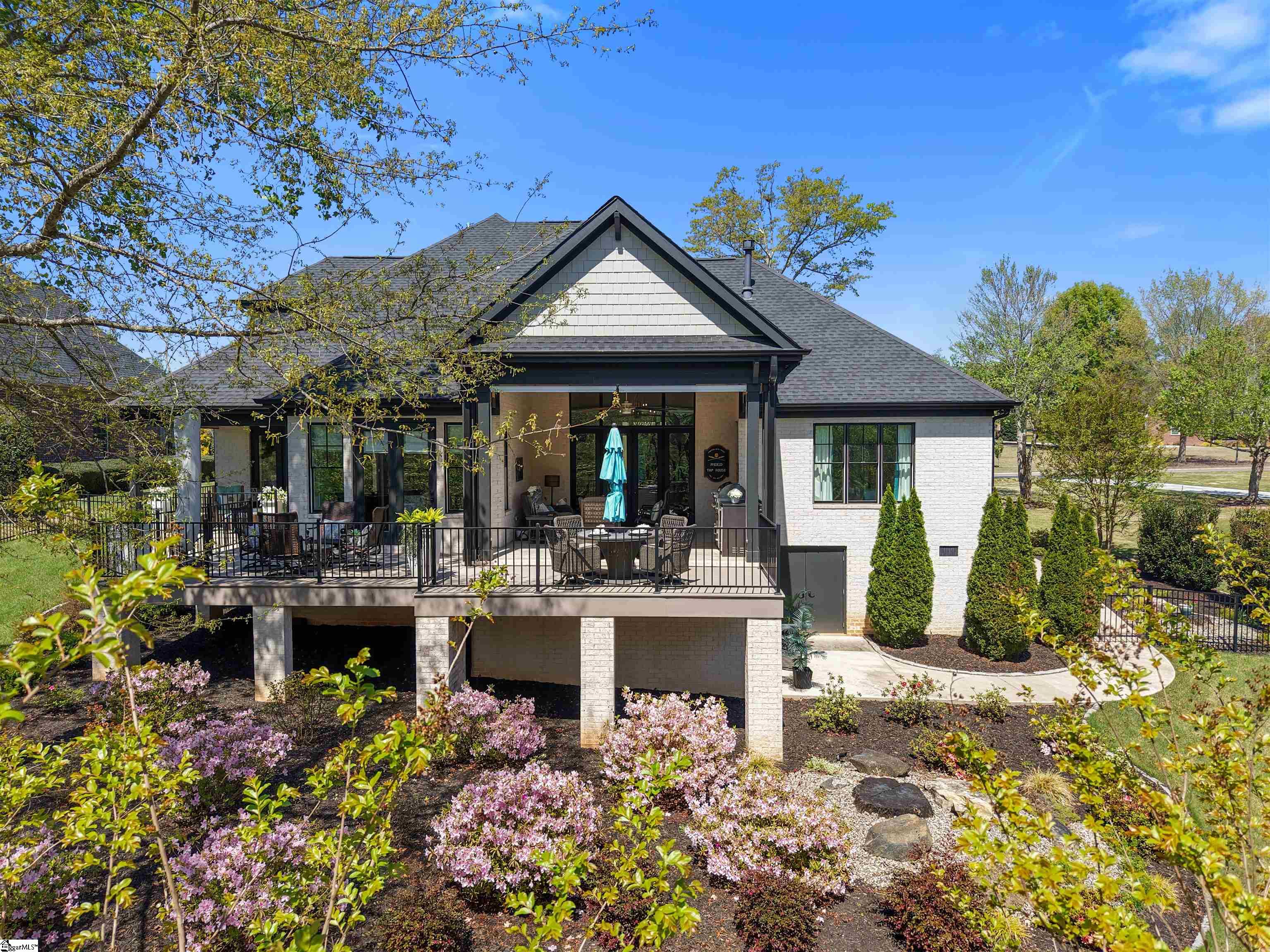 158 Tully Drive Anderson, SC 29621 - Photo 39 of 49 Gorgeous garden of azaleas, porch and fenced backyard.