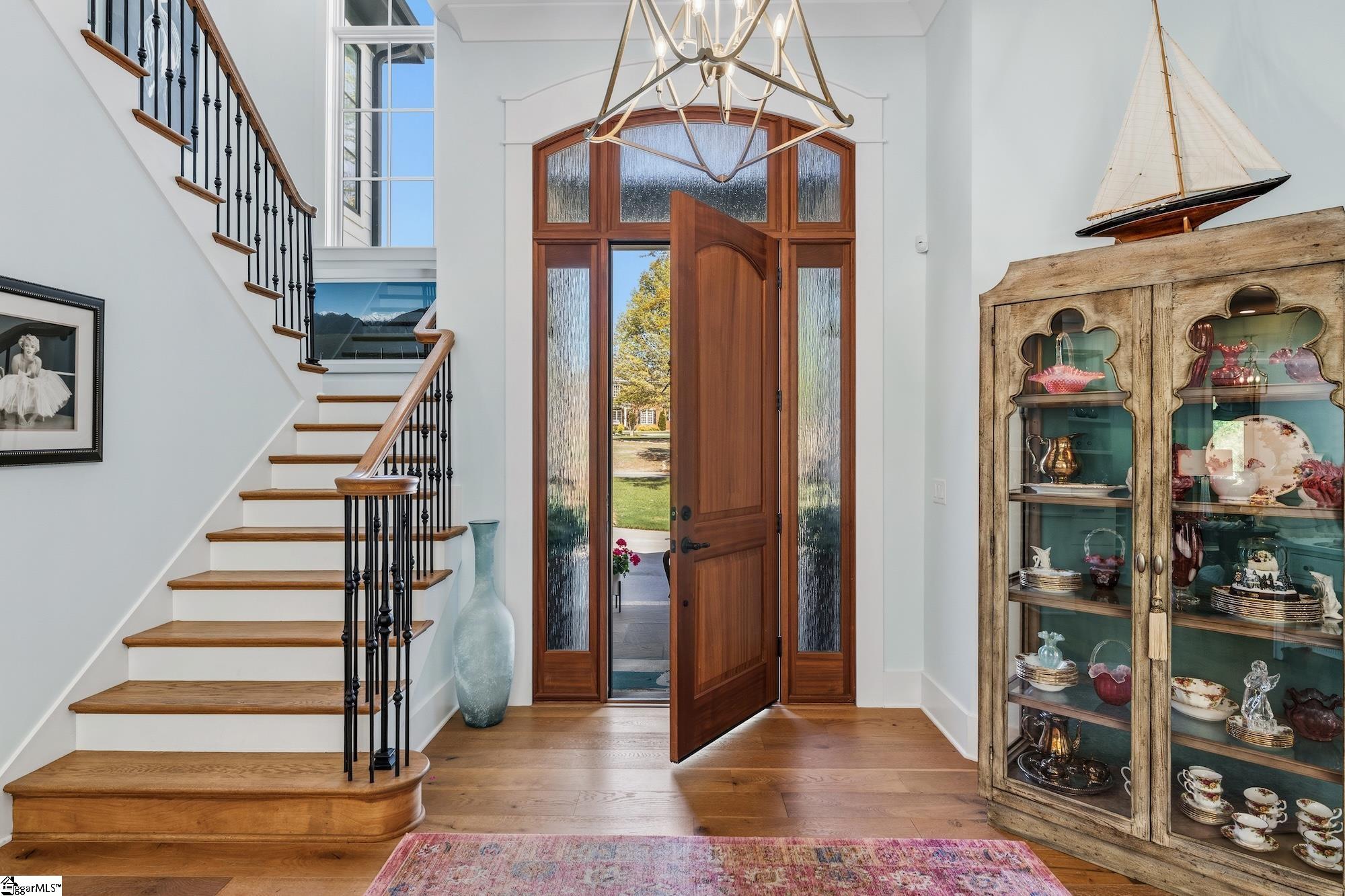 158 Tully Drive Anderson, SC 29621 - Photo 4 of 49 Entering through a beautiful door into a wide foyer.