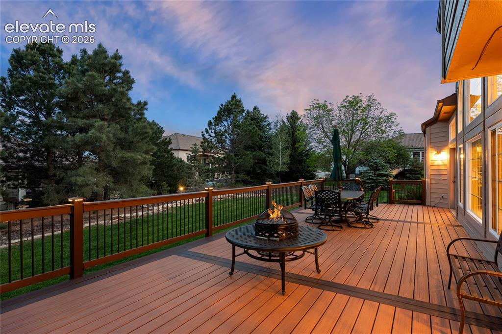5575 Butler Court Colorado Springs, CO 80918 - Photo 4 of 42 nearly 650 sq ft Trex deck - back yard