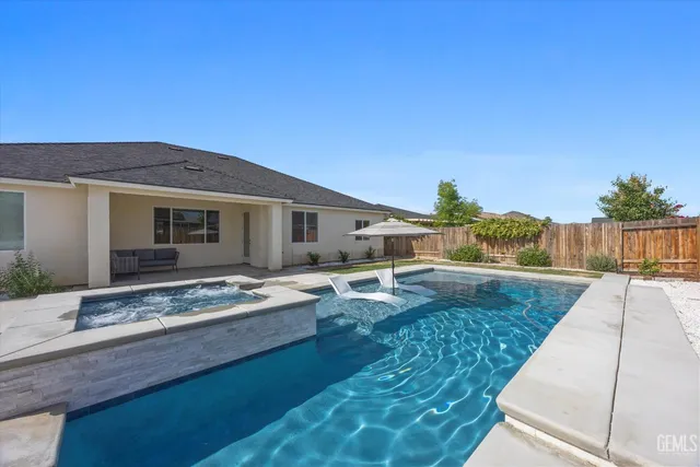 a backyard of a house
