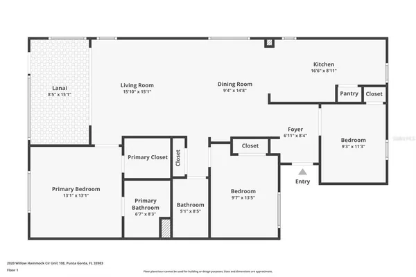 $174,900 | 2020 Willow Hammock Circle, Unit 108, Punta Gorda, FL 33983