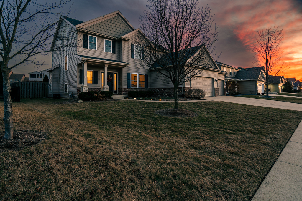 5107 Longfield Road Bloomington, IL 61705 - Photo 25 of 25 a view of a yard in front of a house