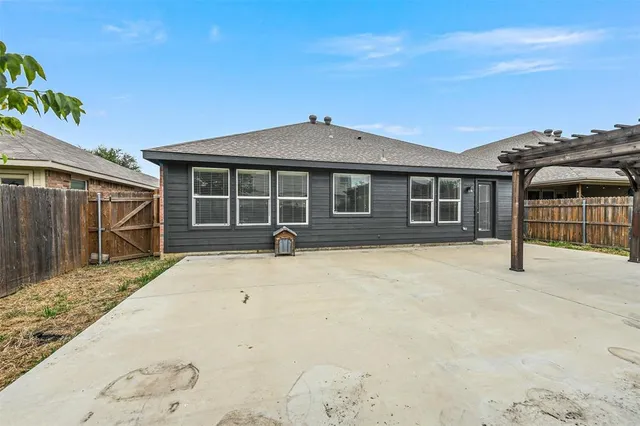 a backyard of a house