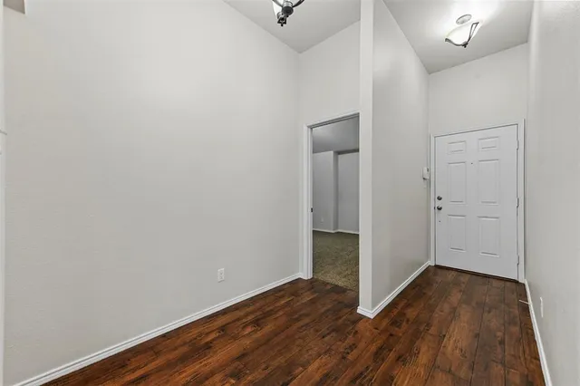 wooden floor in an empty room