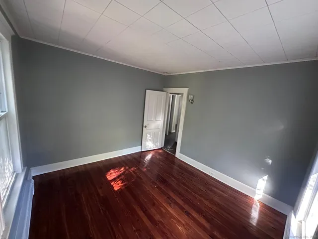 wooden floor in an empty room