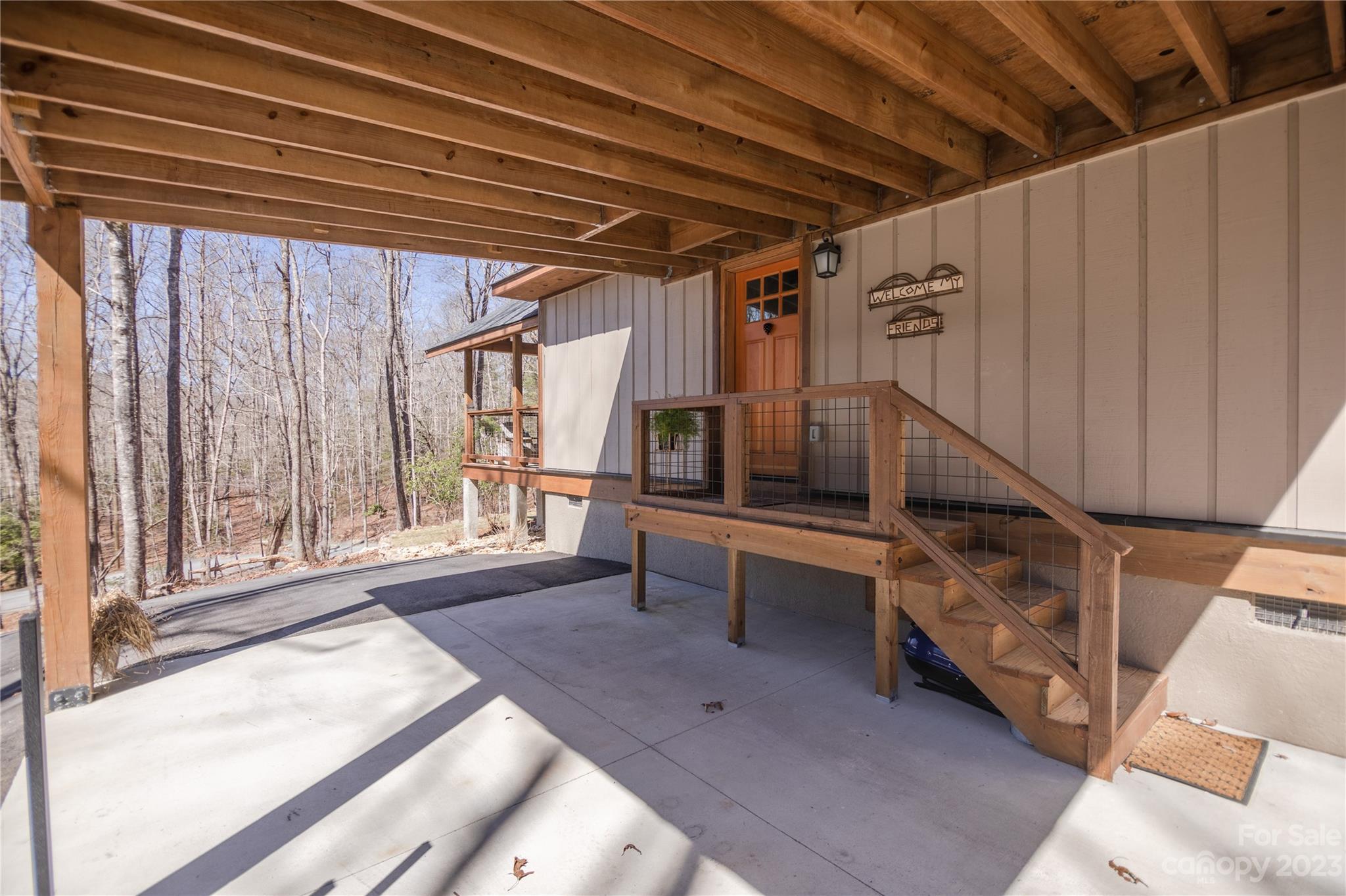 853 Cardinal Road Brevard, NC 28712 - Photo 21 of 28 a view of entryway with wooden floor