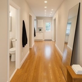 71 Davison Street, Unit 1 Boston, MA 02136 - Photo 3 of 6 a view of a kitchen with a sink and refrigerator