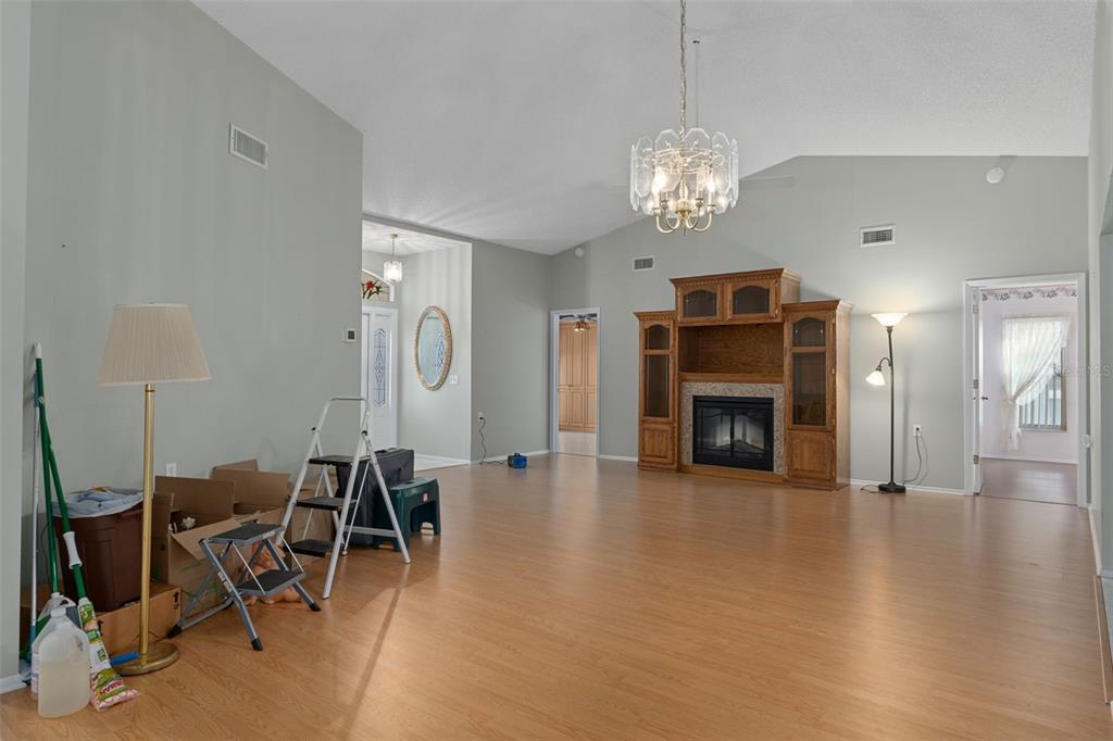 2321 Terrace View Lane Spring Hill, FL 34606 - Photo 11 of 41 a view of a livingroom with furniture a chandelier