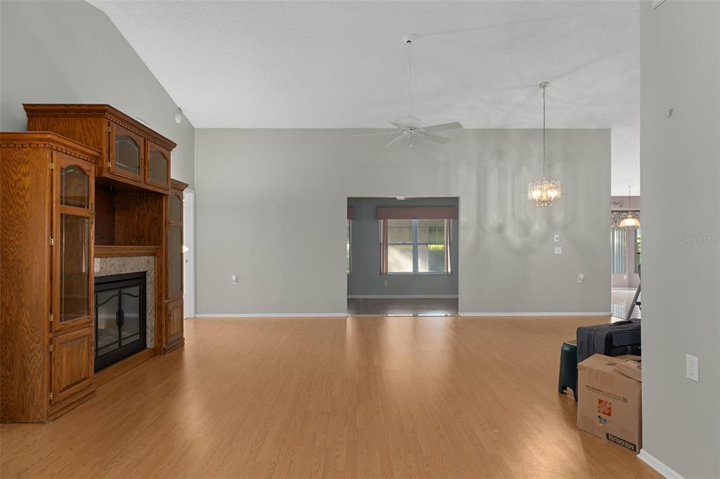 2321 Terrace View Lane Spring Hill, FL 34606 - Photo 6 of 41 a view of livingroom with furniture and fireplace