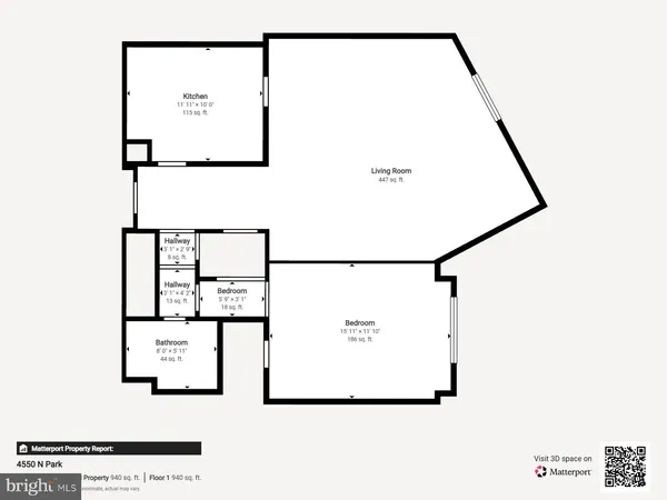 $2,300 | 4550 North Park Avenue, Unit 203, Chevy Chase, MD 20815