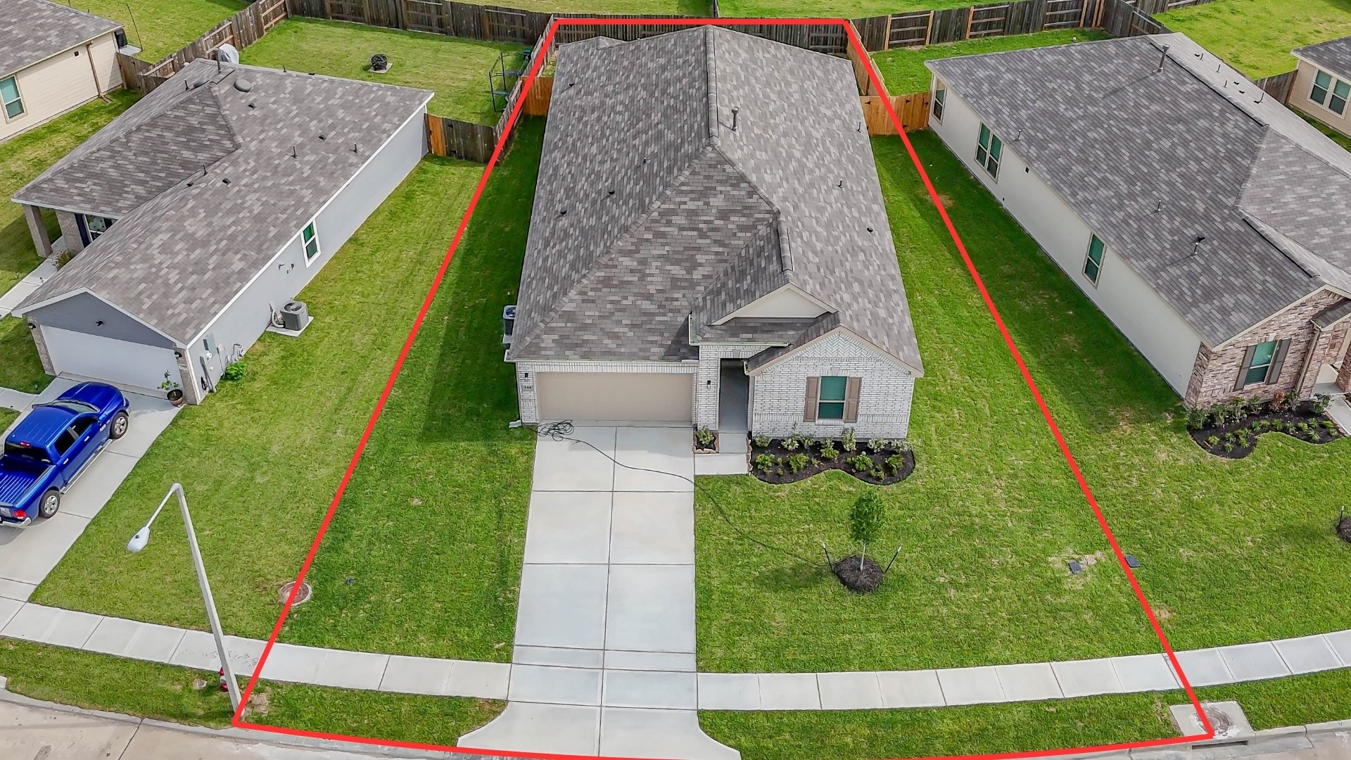 745 Imperial Loop Alvin, TX 77511 - Photo 2 of 29 a aerial view of a house