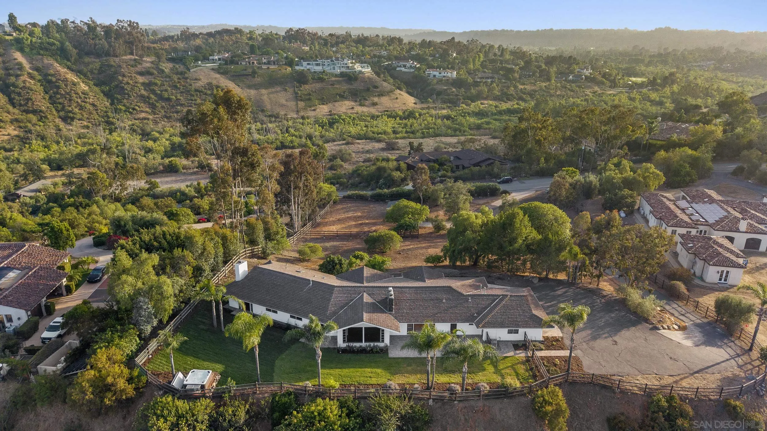16551 Zumaque Street Rancho Santa Fe, CA 92067 - Photo 1 of 58 Aerial View
