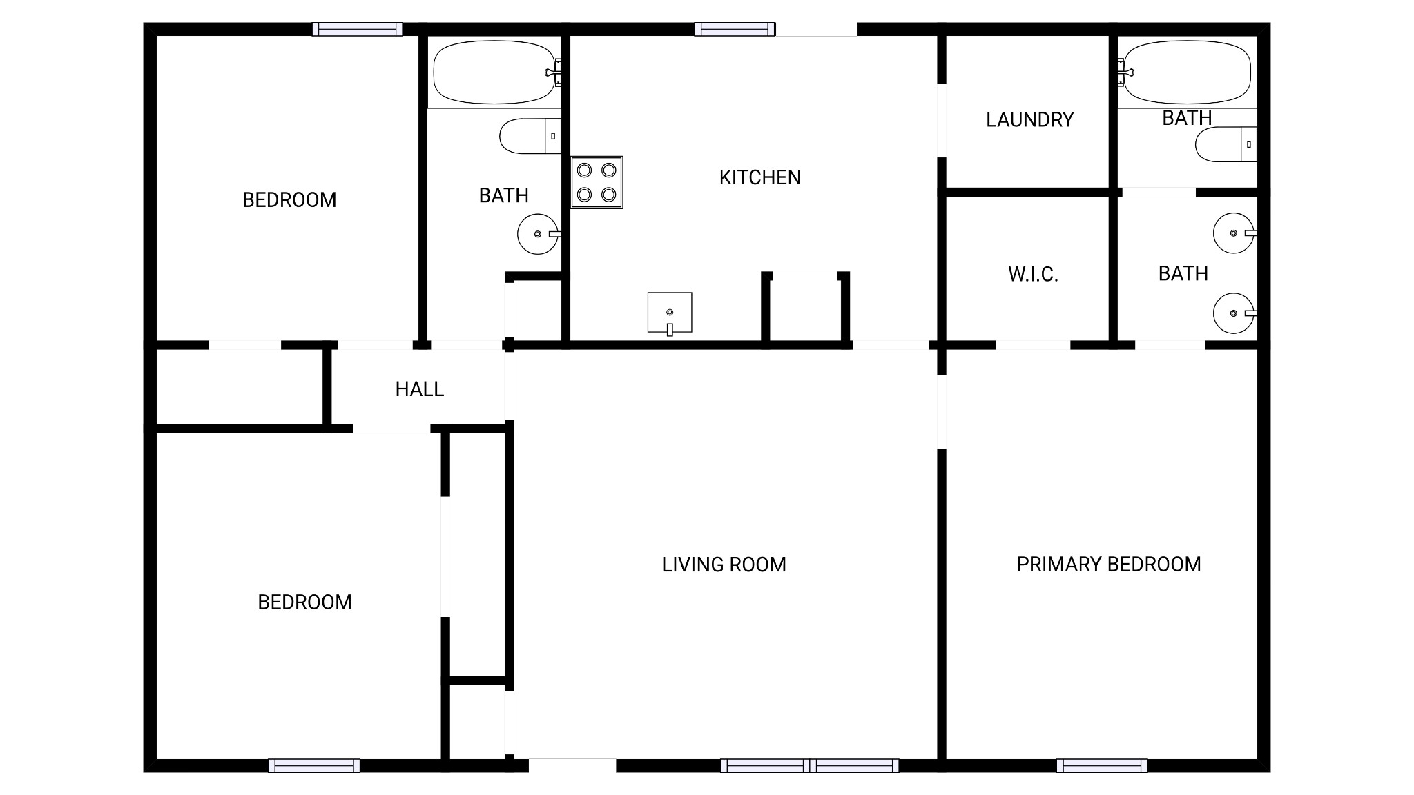 817 North Brown Street Springfield, TN 37172 - Photo 20 of 20 a picture of a floor plan