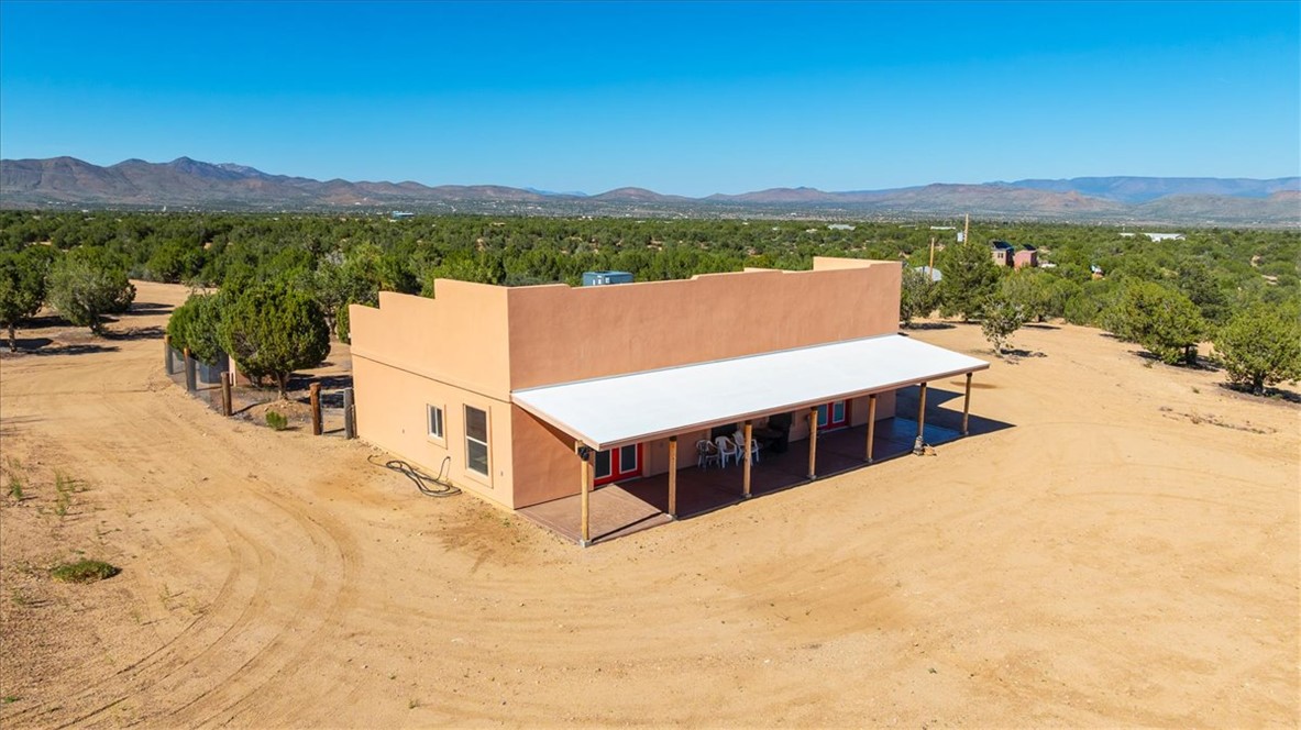 10374 East Happy Trails Road Kingman, AZ 86401 - Photo 54 of 68 a view of a terrace with a lake view