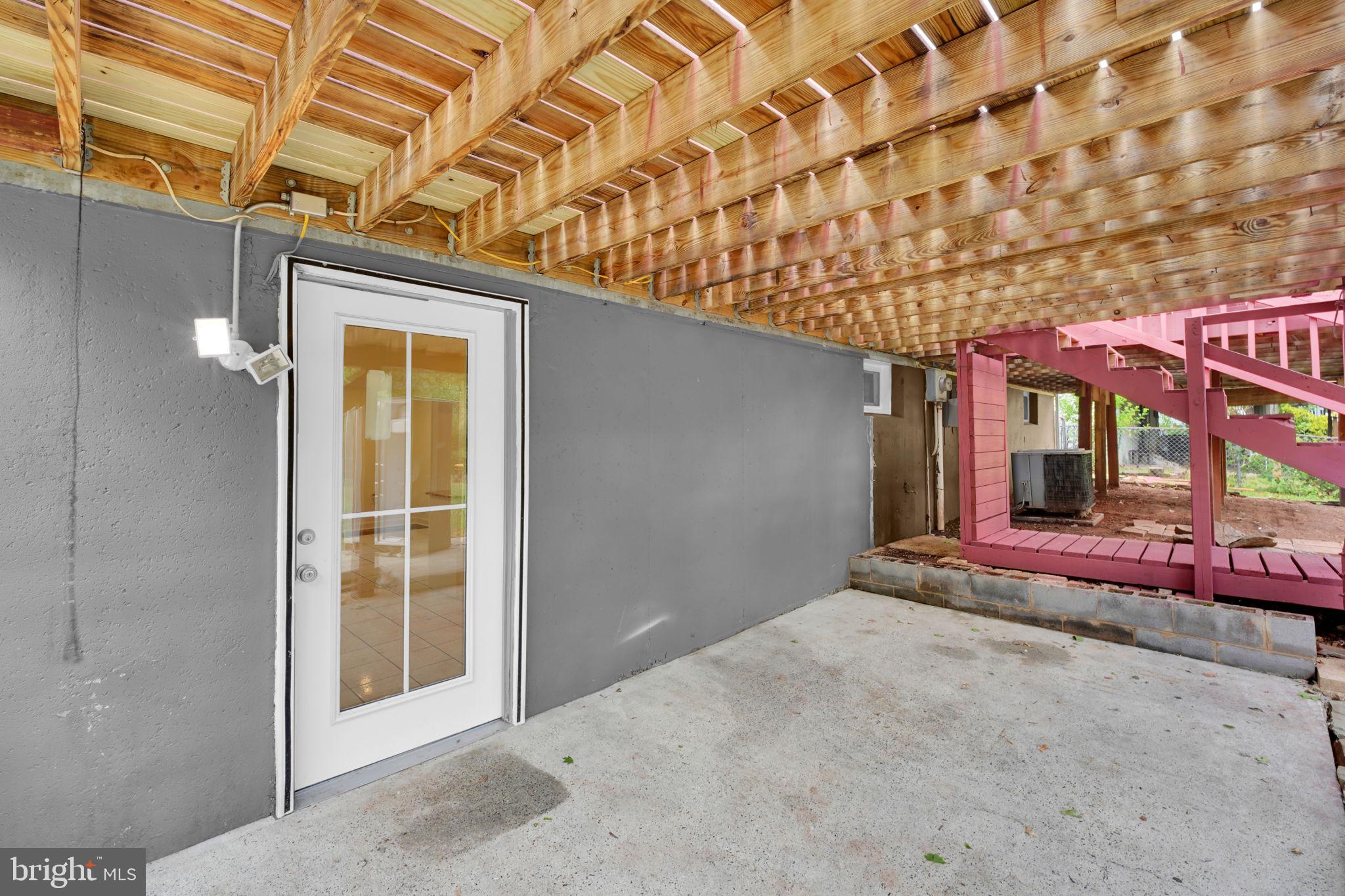 8613 Weems Road Manassas, VA 20110 - Photo 30 of 50 a view of a room with wooden roof and windows