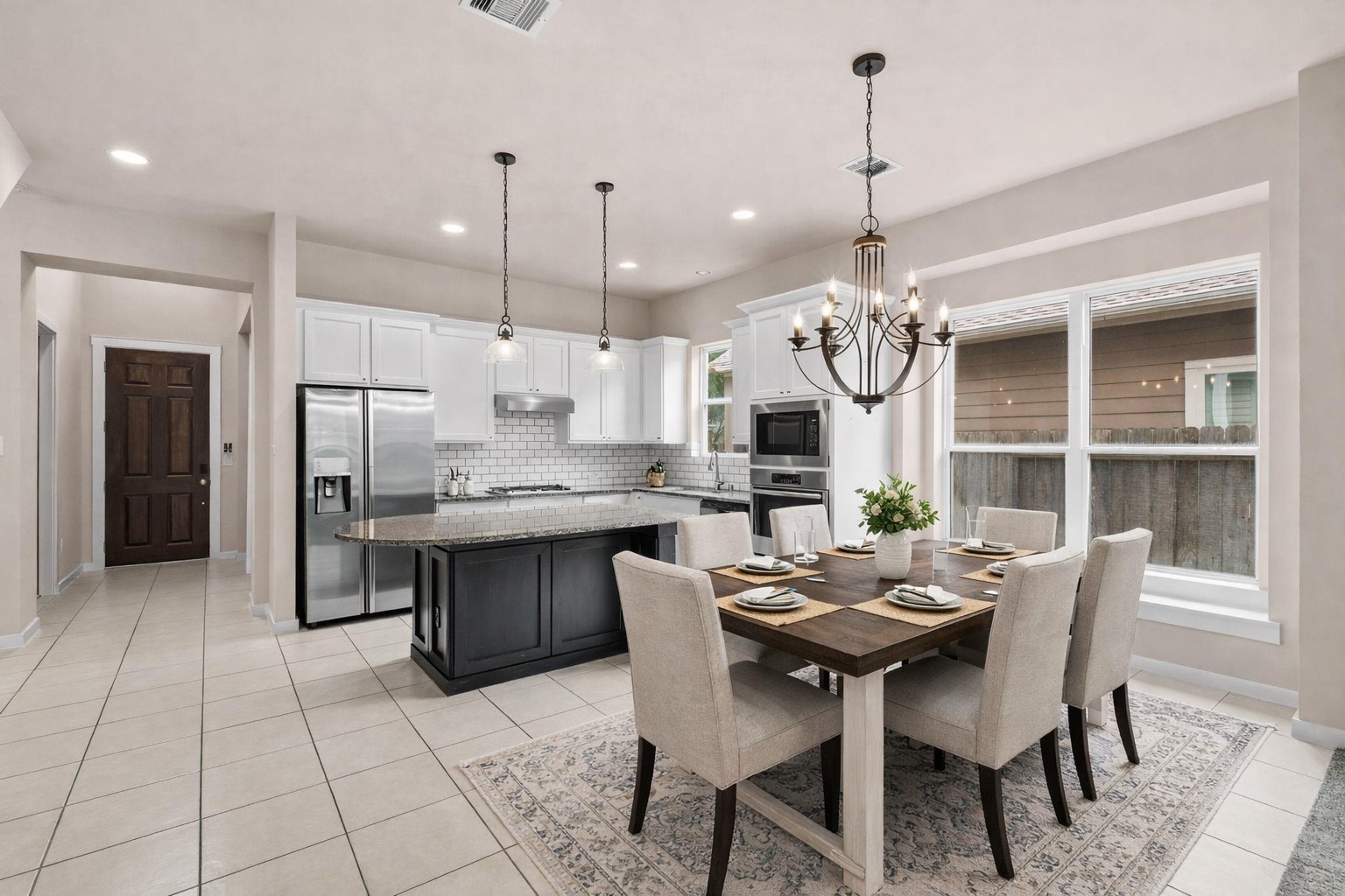 17019 Seminole Ridge Drive Cypress, TX 77433 - Photo 4 of 48 Virtually staged dining/kitchen areas.