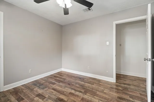 wooden floor in an empty room