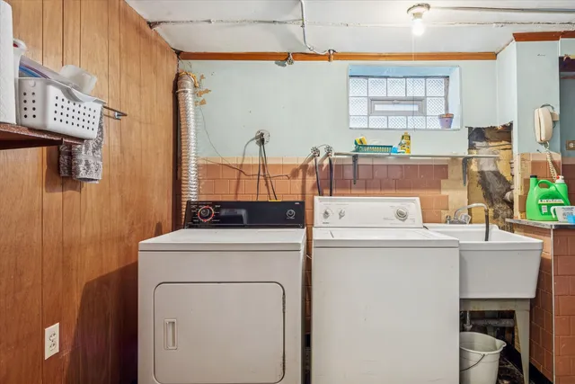 a view of kitchen and sink