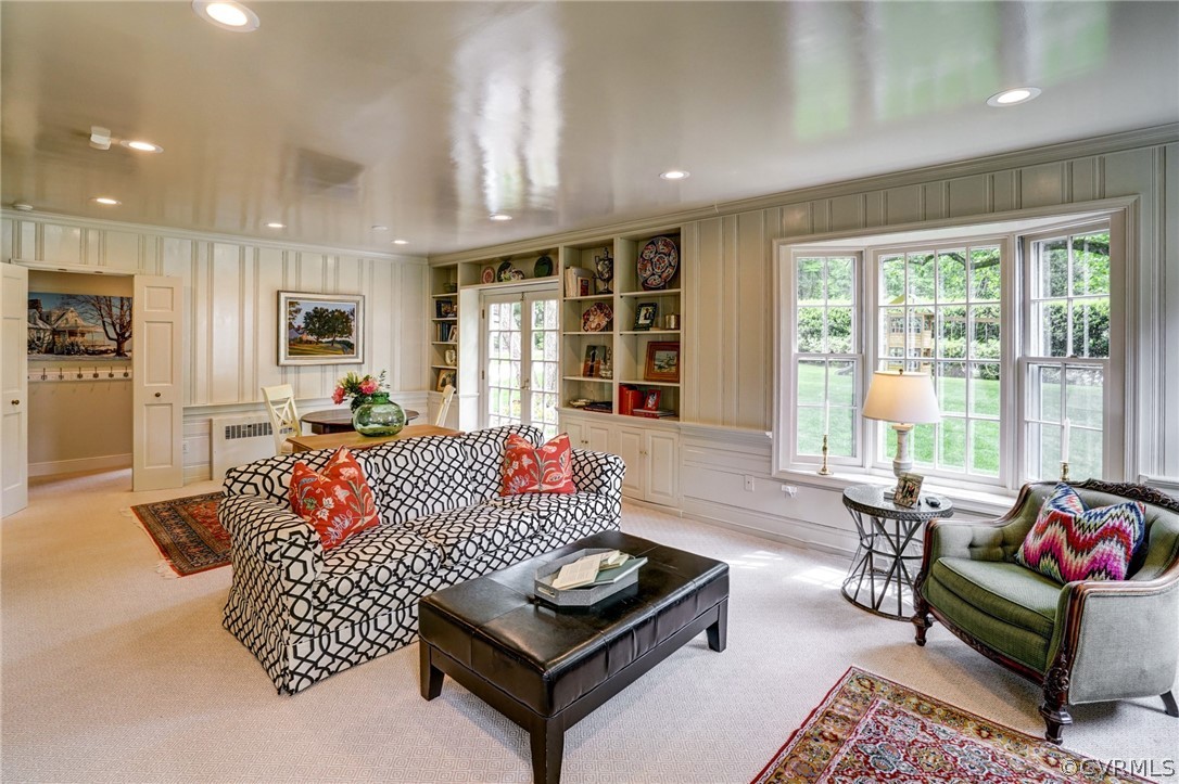 115 South Wilton Road Richmond, VA 23226 - Photo 16 of 33 a living room with furniture and floor to ceiling windows