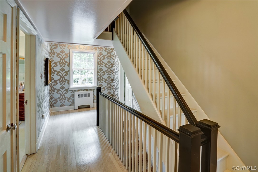 115 South Wilton Road Richmond, VA 23226 - Photo 20 of 33 a view of a hallway with wooden floor and staircase