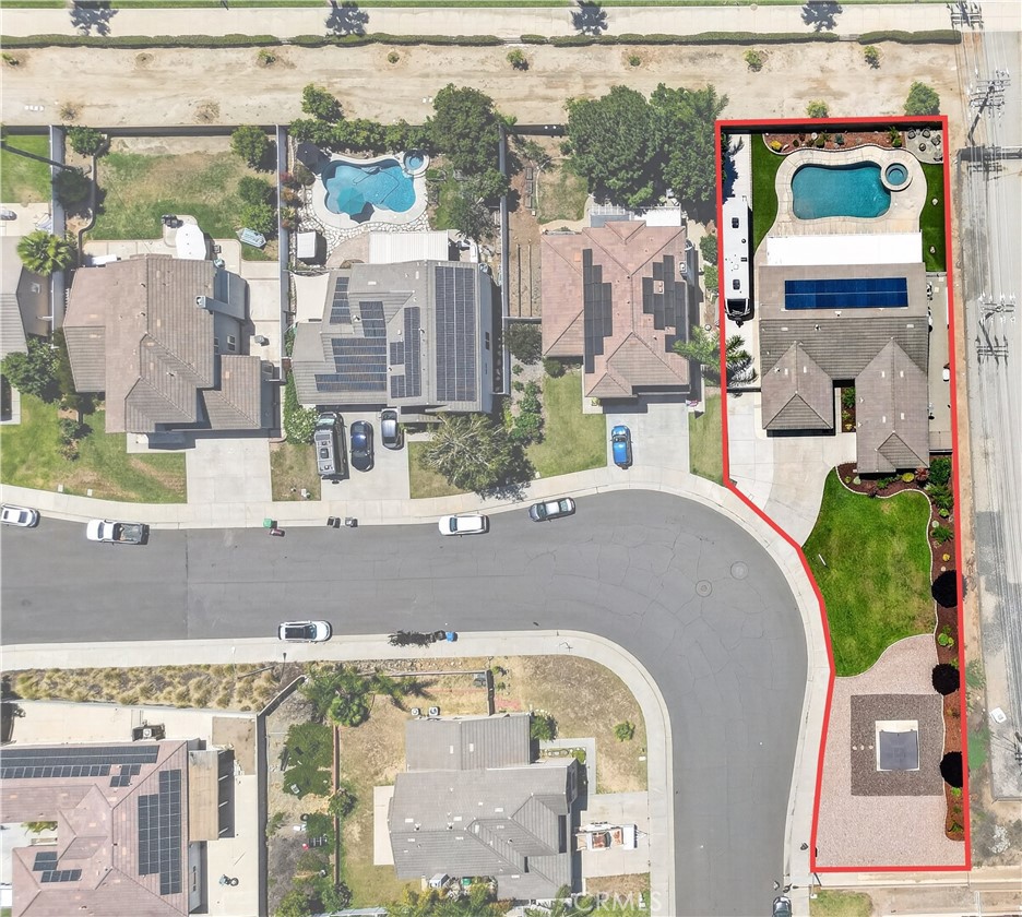 12843 Tarragon Way Riverside, CA 92503 - Photo 6 of 50 Extensive +15,000 square foot lot with RV parking, pool, spa, solar and park-inspired yard