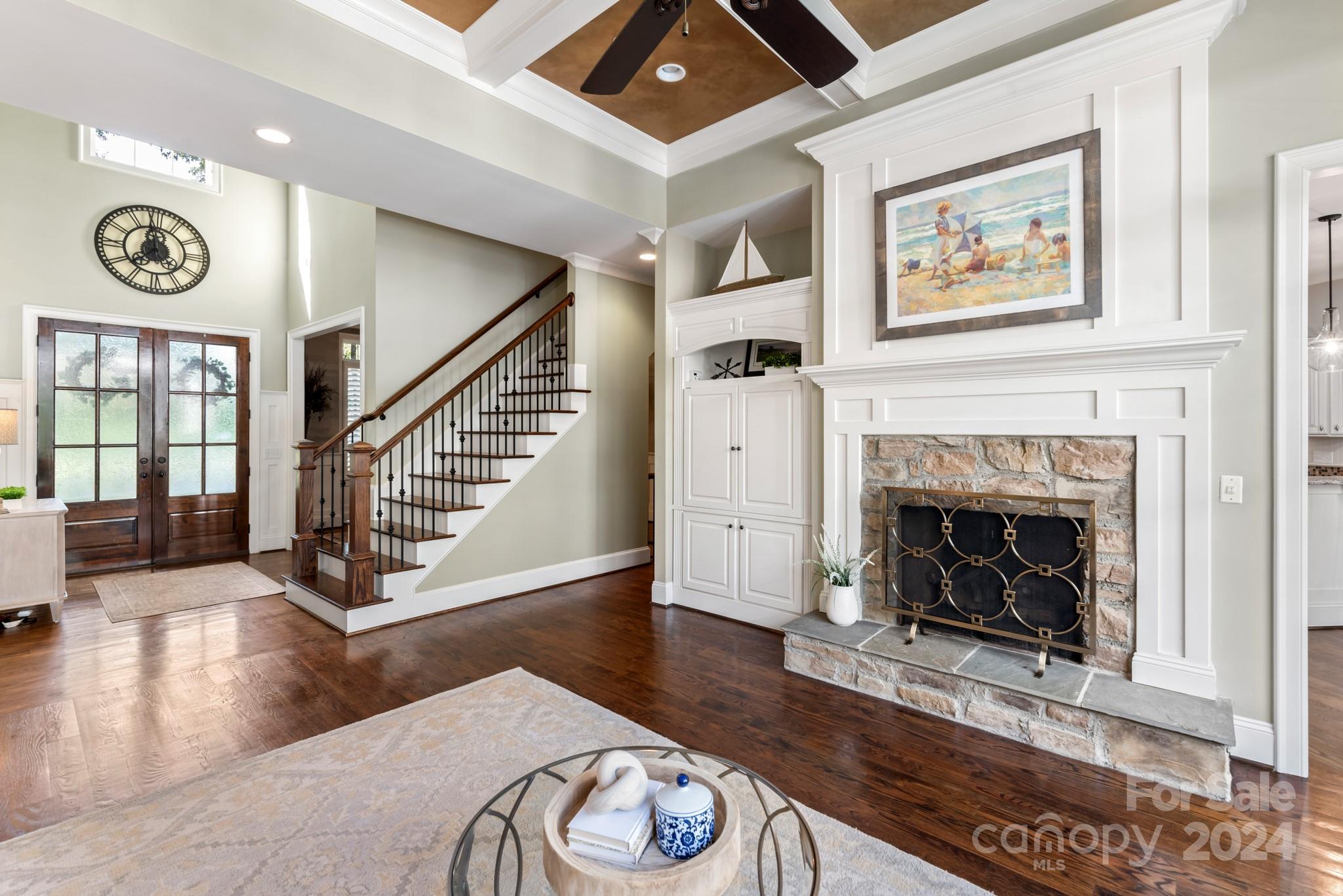 238 Horton Grove Road Fort Mill, SC 29715 - Photo 10 of 47 a living room with furniture and a fireplace