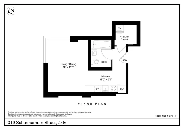 $585,000 | 319 Schermerhorn Street, Unit 4E | Downtown Brooklyn