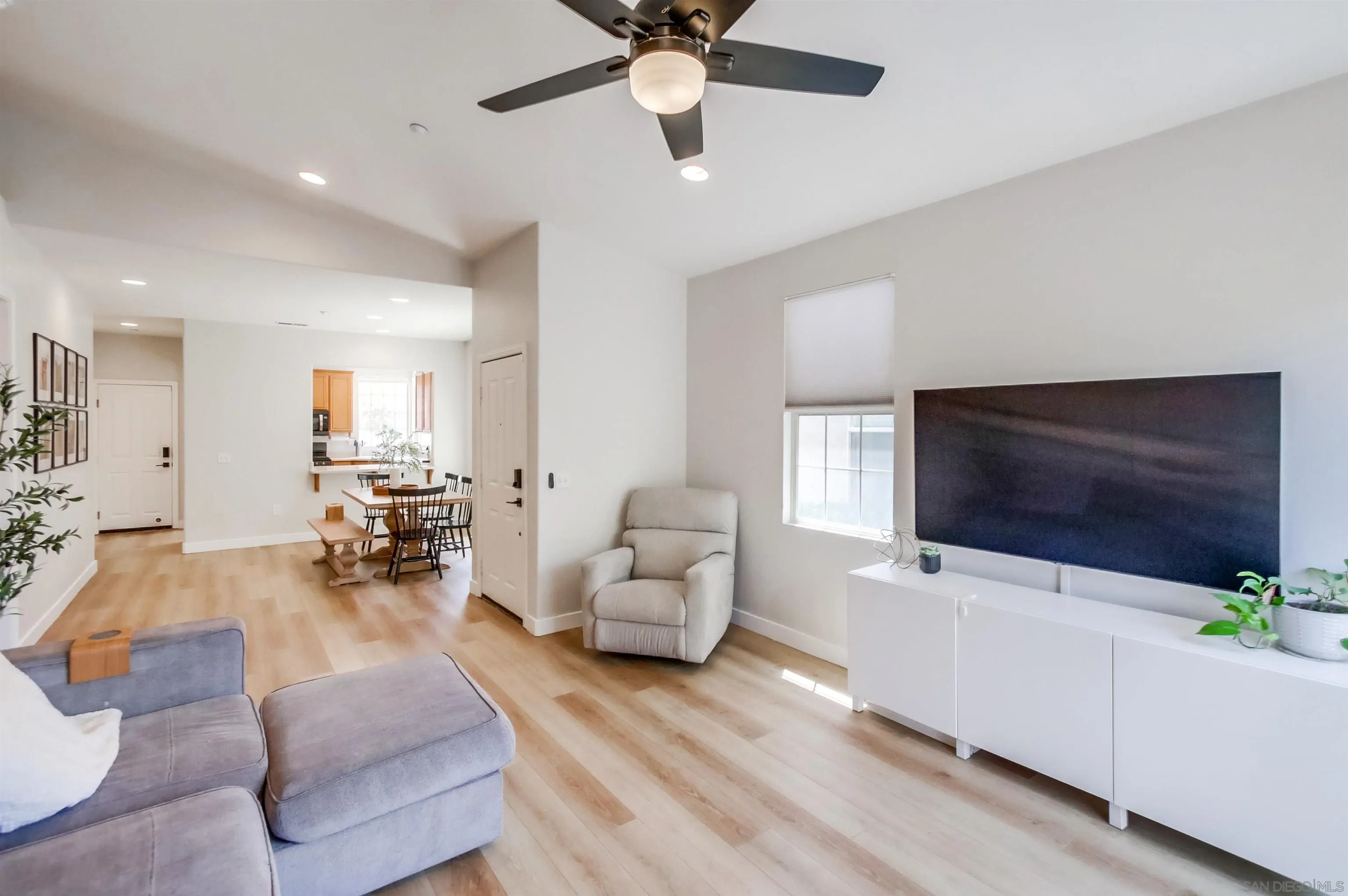 8535 Elliot Lane Santee, CA 92071 - Photo 4 of 43 a living room with furniture and a flat screen tv