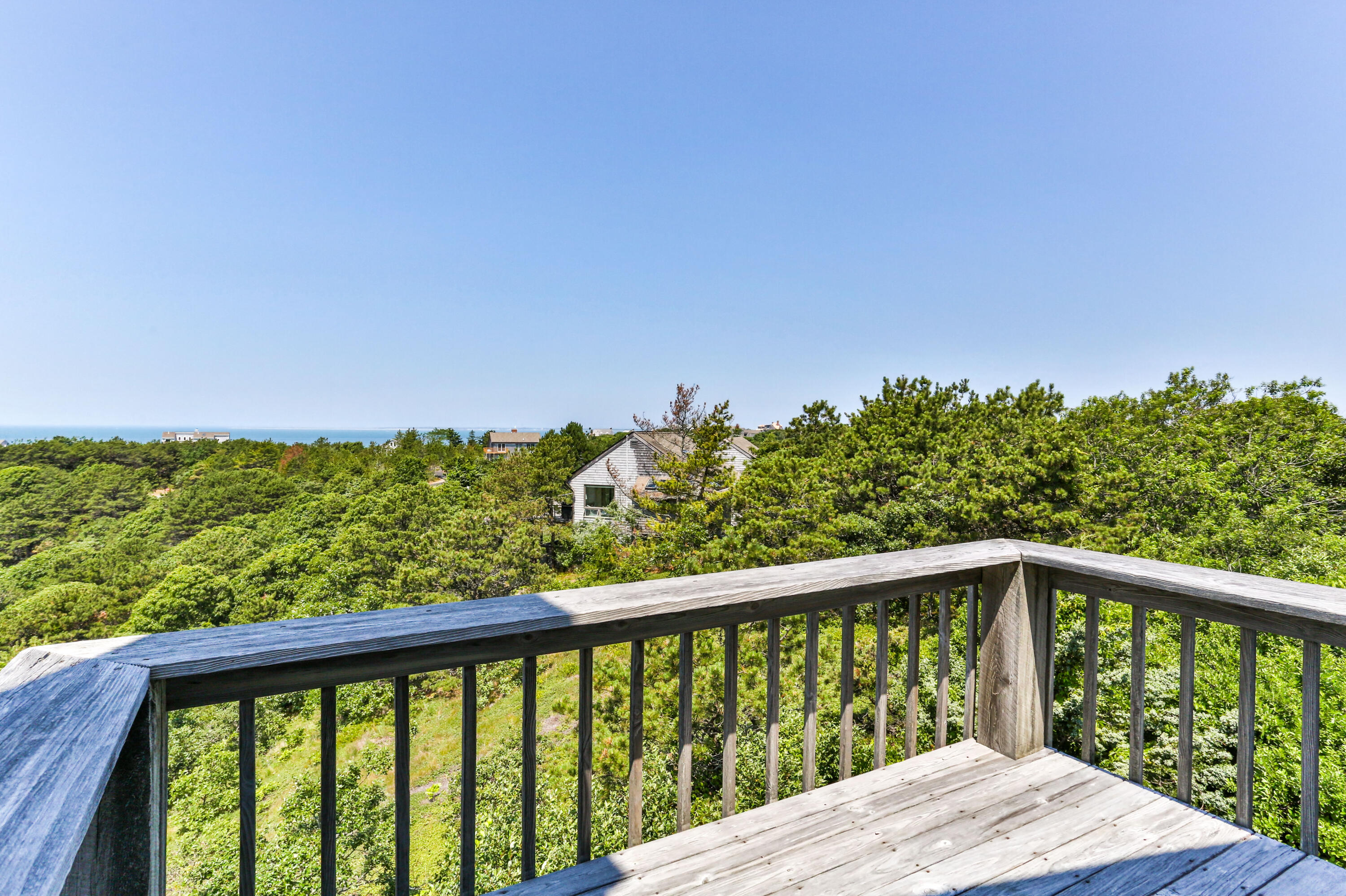 5 High Ridge Road Truro, MA 02666 - Photo 25 of 45 a view of a balcony with yard