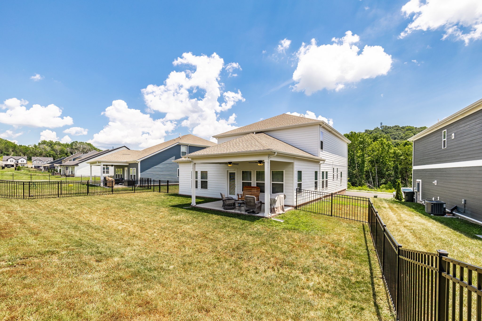 137 Cavalcade Loop Gallatin, TN 37066 - Photo 56 of 57 a view of a house with swimming pool next to a yard
