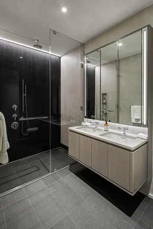 a kitchen with a stove and a sink