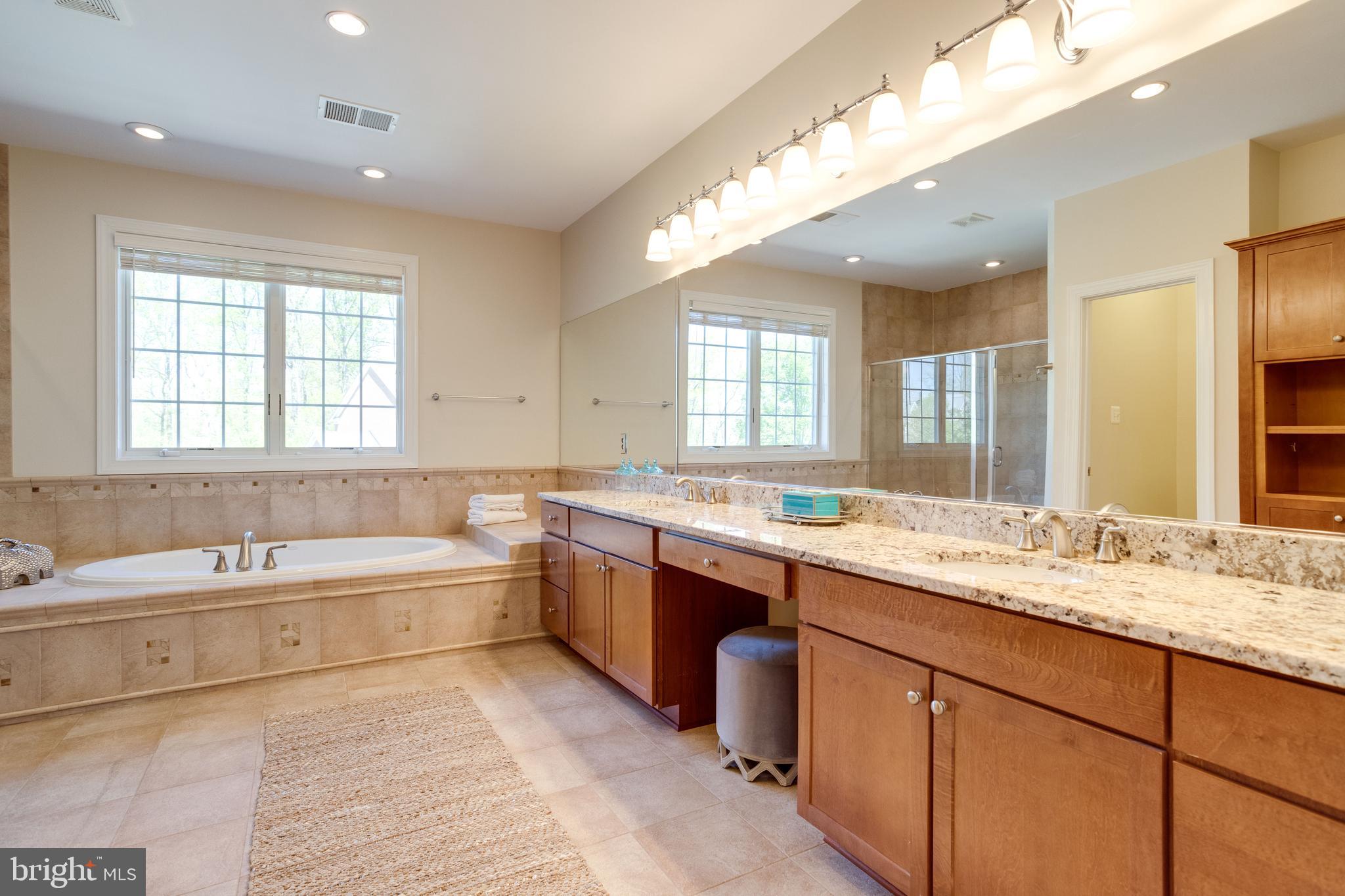 7111 Granberry Way Springfield, VA 22151 - Photo 39 of 84 Tons of granite vanity counter space w/ dual sinks