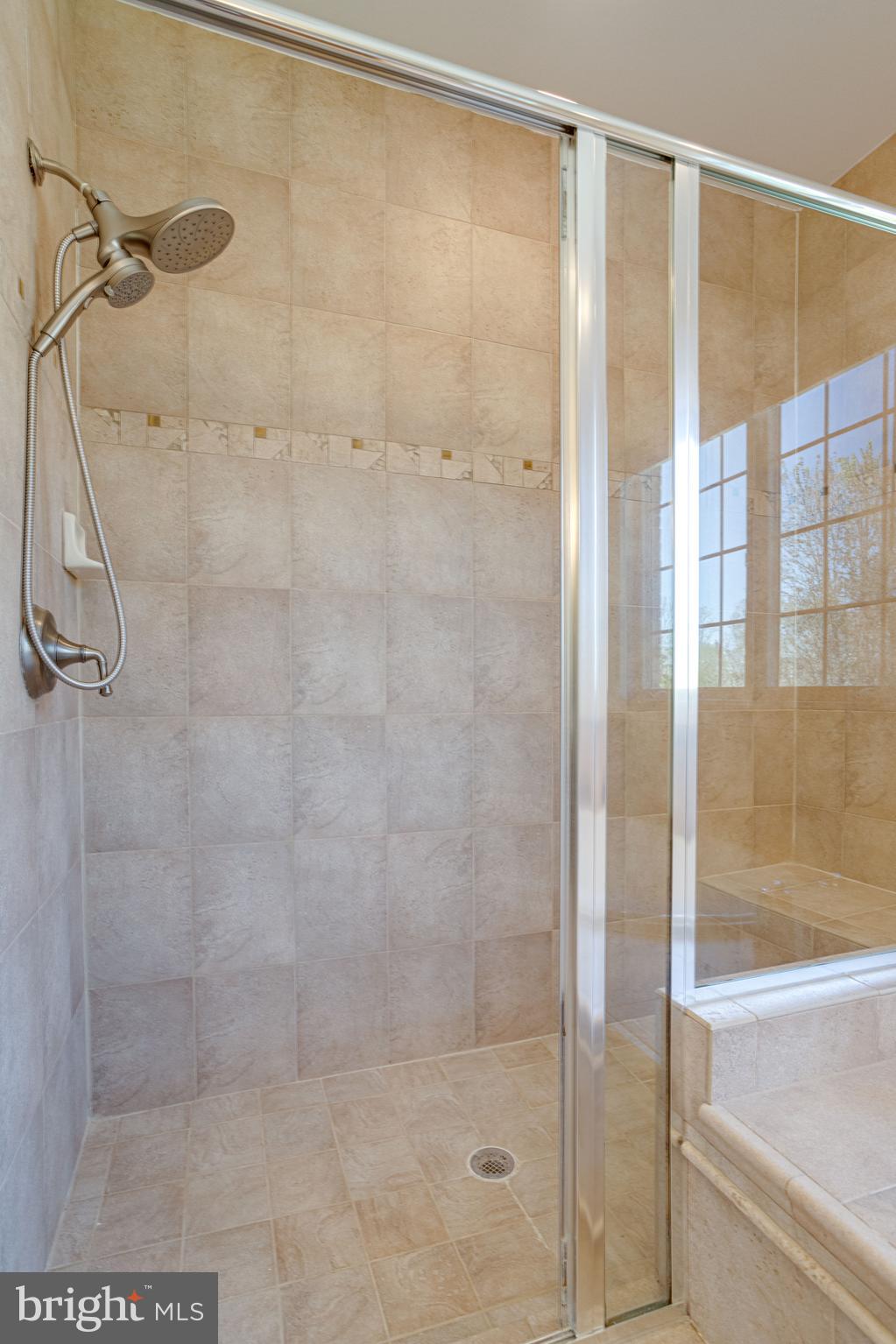 7111 Granberry Way Springfield, VA 22151 - Photo 40 of 84 Custom tiled walk-in shower