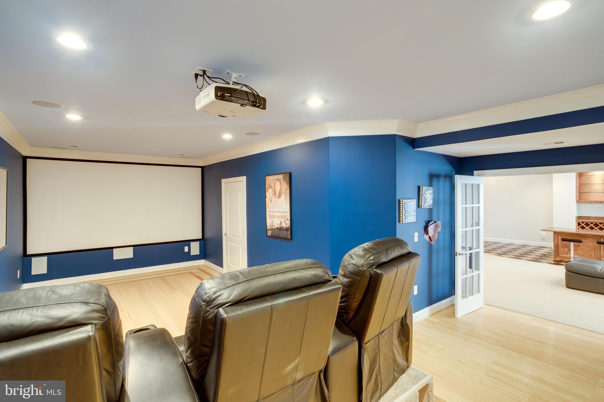 7111 Granberry Way Springfield, VA 22151 - Photo 70 of 84 Stadium theater seating and dedicated component cl