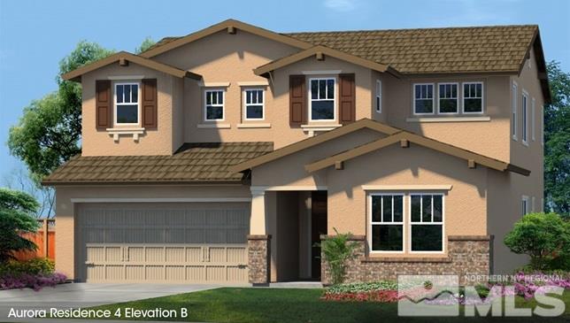 9430 Lost Valley Road, Unit LOT #1333 Reno, NV 89521 - Photo 1 of 1 a front view of a house with a yard