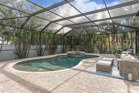a view of a couches in patio of a house