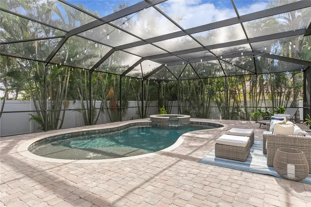 a view of a couches in patio of a house