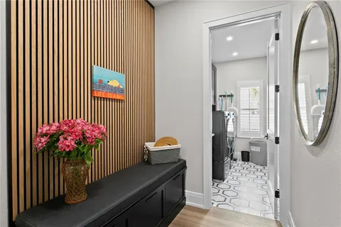 a room with storage and utility