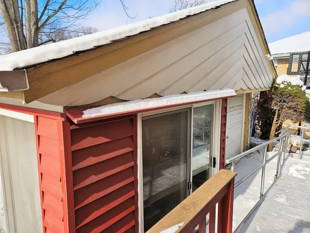 a view of outdoor space and deck