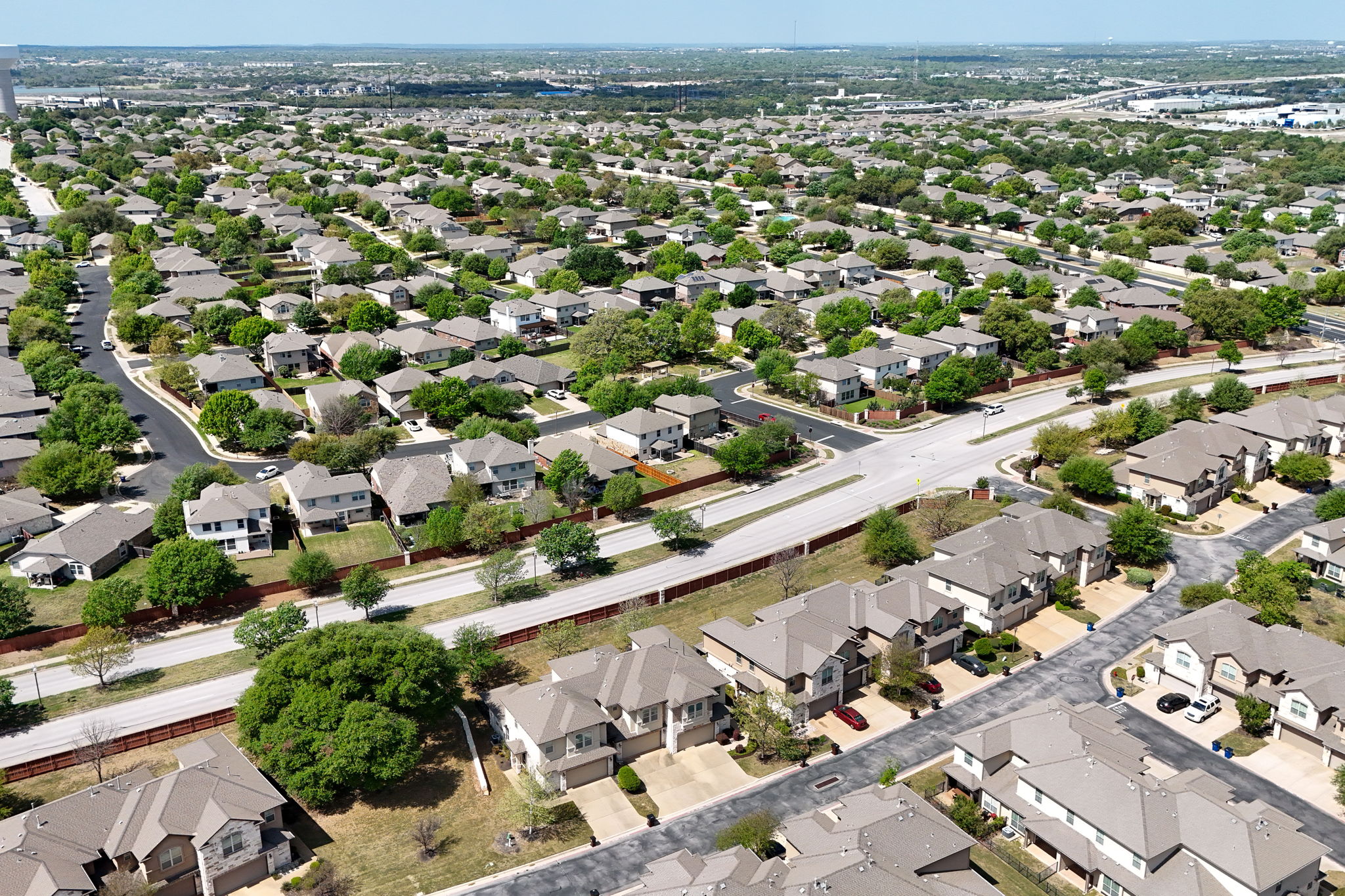 14001 Avery Ranch Boulevard, Unit 1703 Austin, TX 78717 - Photo 29 of 34 Aerial View of Home within Neighborhood