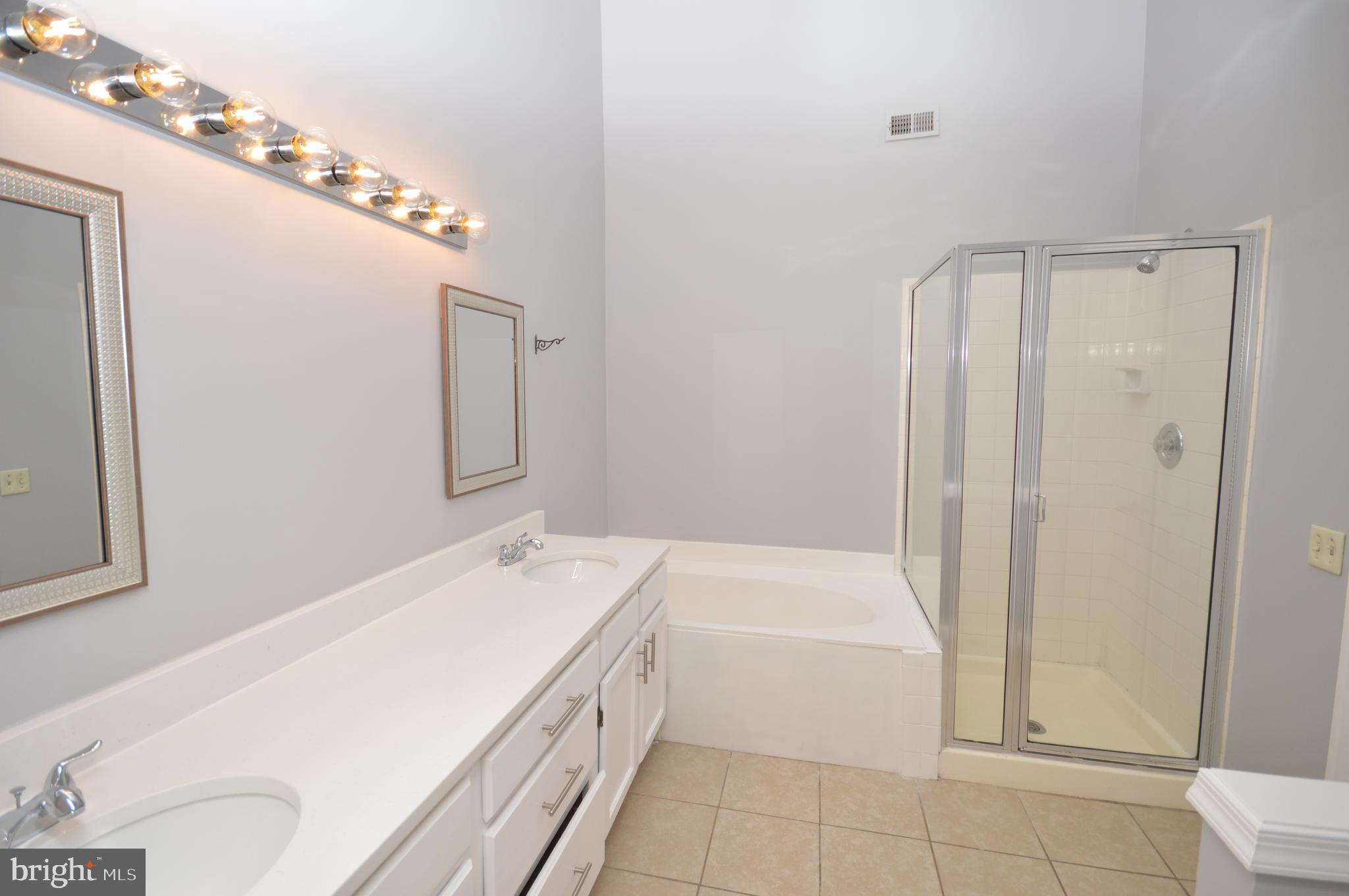 102 Harrogate Road Fredericksburg, VA 22406 - Photo 24 of 41 Master bath with double sink, tub and shower