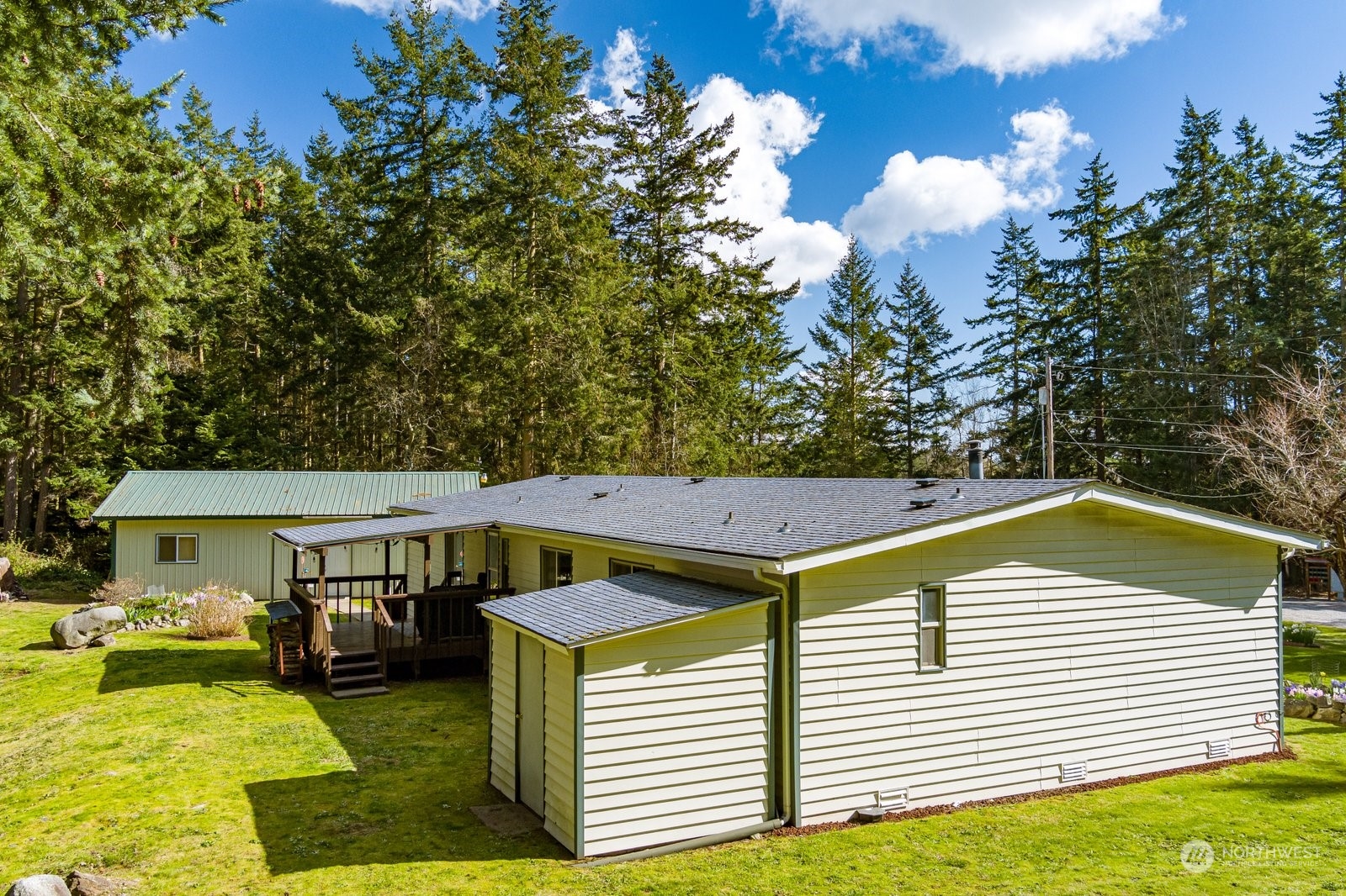 1742 Harns Road Oak Harbor, WA 98277 - Photo 32 of 37 a front view of house with yard patio and green space
