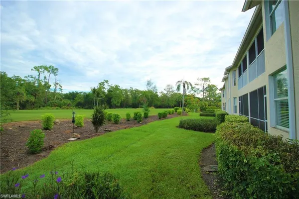 a view of a garden