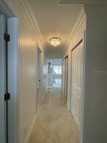 an empty room with a empty space