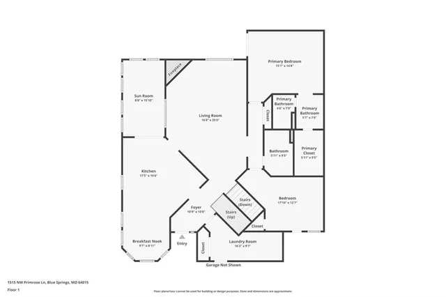 $369,900 | 1515 Northwest Primrose, Blue Springs, MO 64015