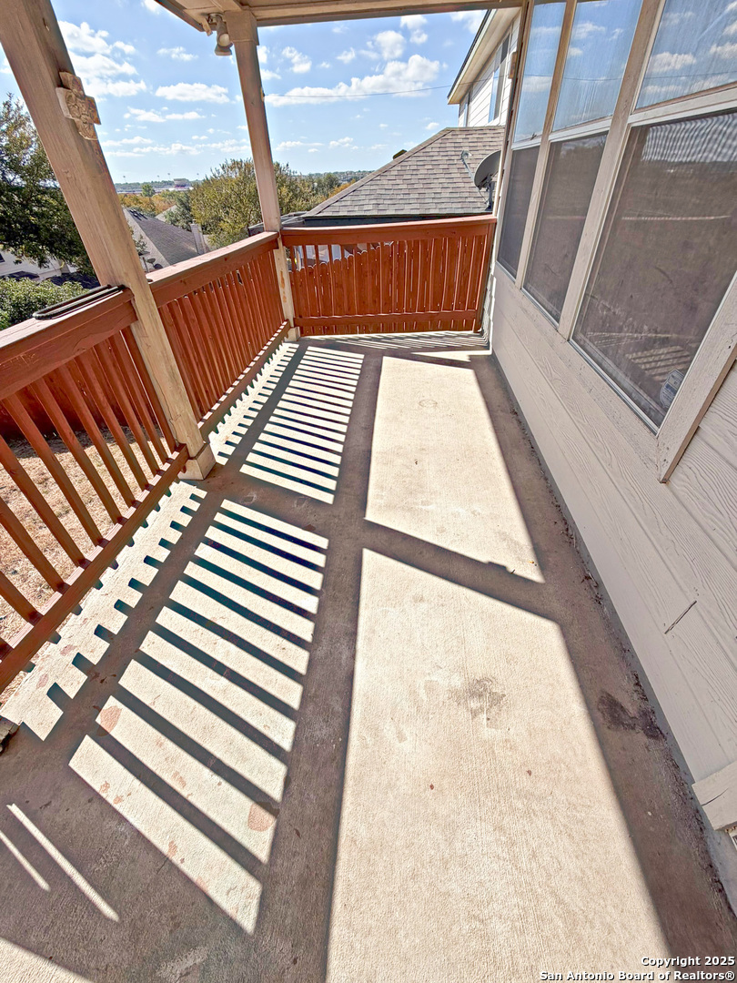 9626 Anderson Way Converse, TX 78109 - Photo 16 of 17 a view of balcony with wooden floor