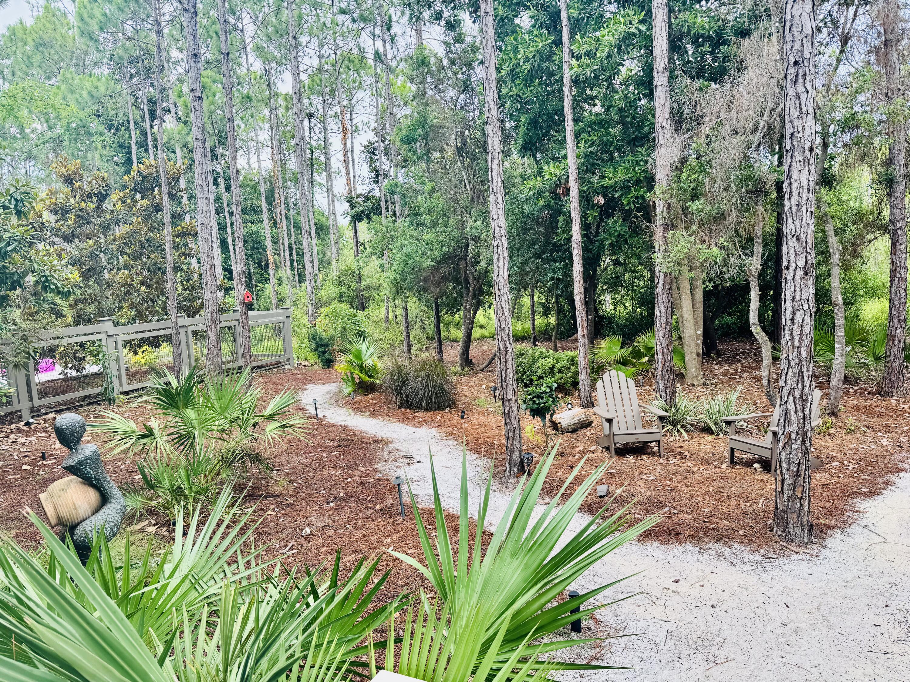 58 Pine Needle Way Santa Rosa Beach, FL 32459 - Photo 26 of 33 yard leading to preserve