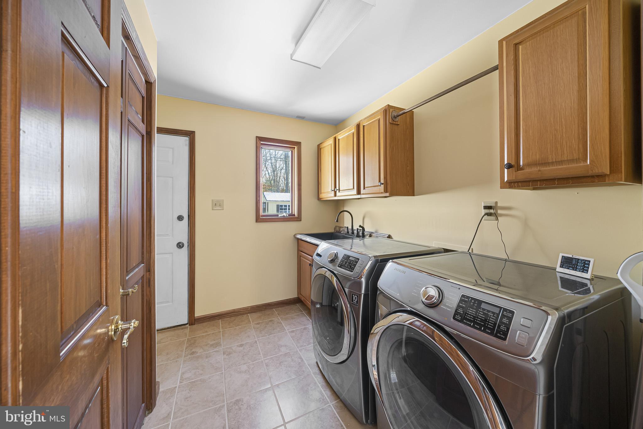 7365 Simms Landing Road Port Tobacco, MD 20677 - Photo 22 of 53 Laundry w/ sink, cabinets & door to outside