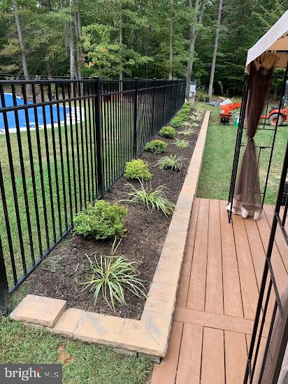 7365 Simms Landing Road Port Tobacco, MD 20677 - Photo 52 of 53 Rod iron fencing around pool